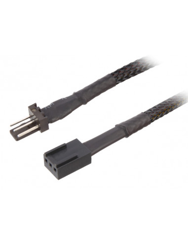 0,2 mt 3-Pin Y sleeve nero