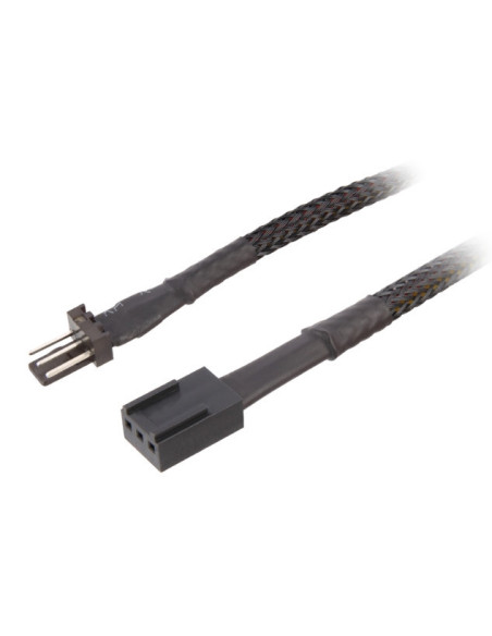 0,3 mt 3-Pin prolunga sleeve nero