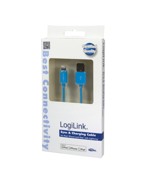1,00 mt Apple Lightning / USB, Blu