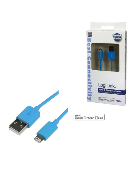 1,00 mt Apple Lightning / USB, Blu