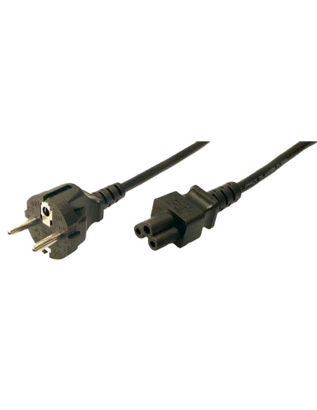 1,8 mt Siemens maschio - IEC C5 femmina, black