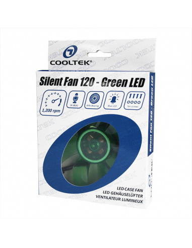 120mm Silent Fan - Green