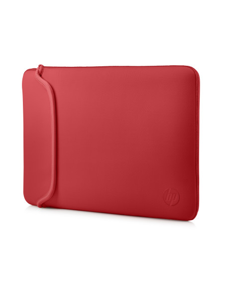 14" Sleeve per laptop Reversible, red/black, neoprene, double sided, HP