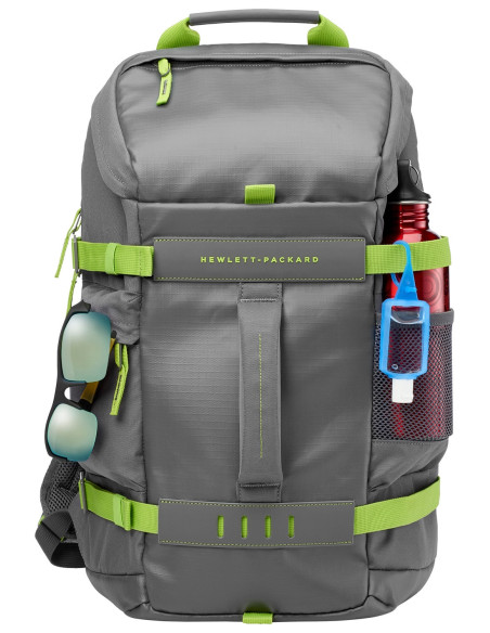 15.6" Zaino per laptop Odyssey Sport Backpack, gray and green, polyester