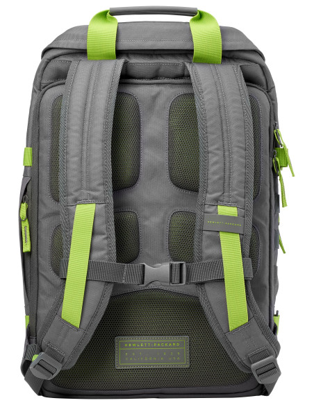 15.6" Zaino per laptop Odyssey Sport Backpack, gray and green, polyester