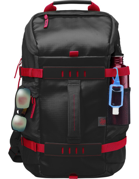 15.6" Zaino per laptop, Odyssey Sport Backpack, black and red