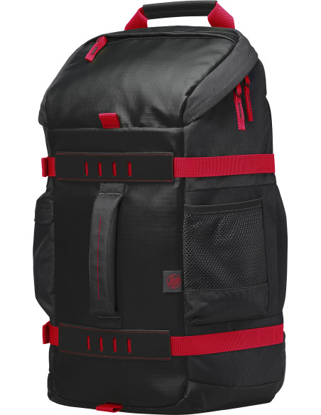 15.6" Zaino per laptop, Odyssey Sport Backpack, black and red