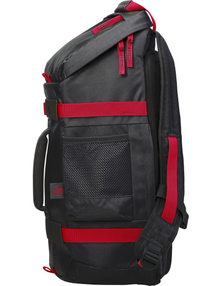 15.6" Zaino per laptop, Odyssey Sport Backpack, black and red