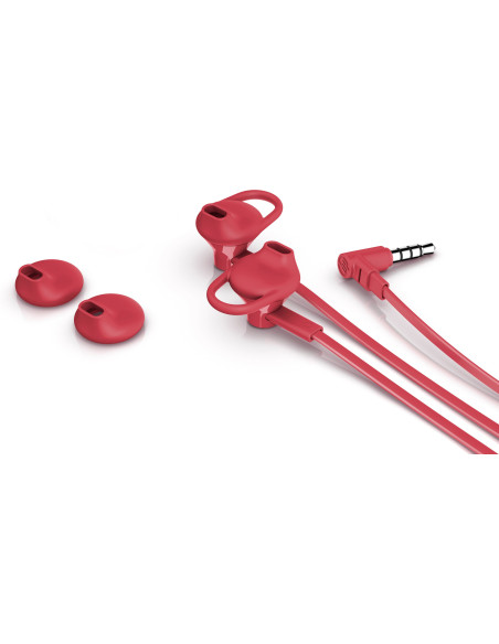 150 con microfono, red, 3.5 mm jack