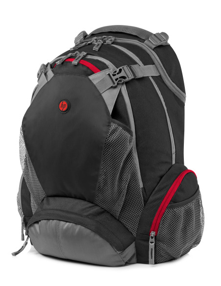 17.3" Zaino per laptop, Full Featured Backpack, black and grey