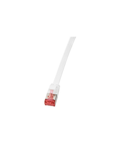 20,00 mt Flat Cat6 RJ45 U/FTP Bianco