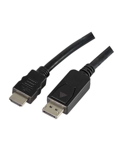 3,0 mt DisplayPort - HDMI, M/M Nero