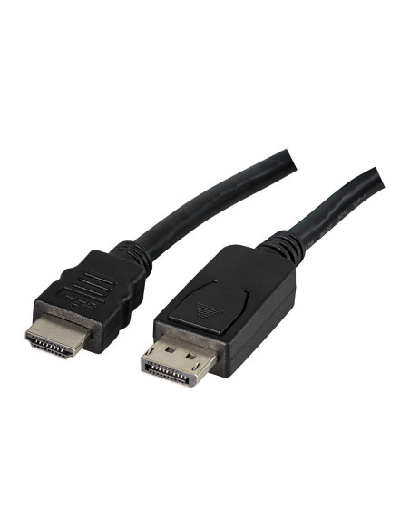 3,0 mt DisplayPort - HDMI, M/M Nero