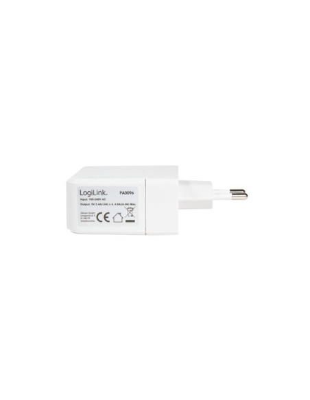 4,8A 5V 4x USB, Bianco Smartphone e Tablet