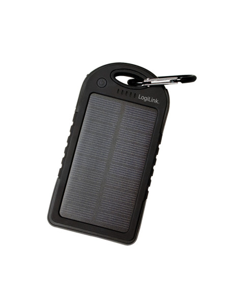 5000 mAh - Power Bank Solare,  2 porte USB
