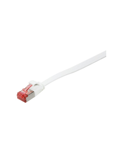 7,50 mt Flat Cat.6 Shielded (PIMF) white 7,50 mt Flat Cat.6 Shielded (PIMF) white