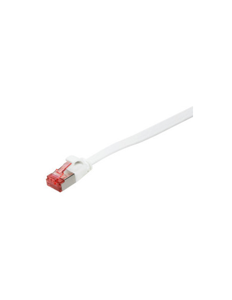 7,50 mt Flat Cat.6 Shielded (PIMF) white