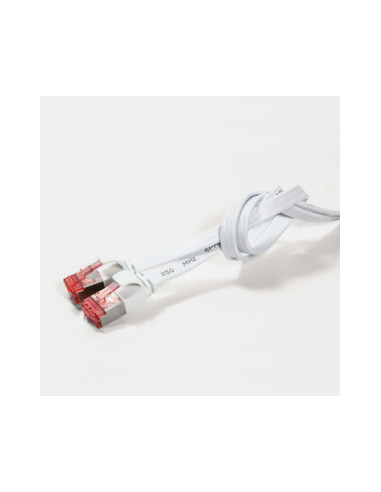 7,50 mt Flat Cat.6 Shielded (PIMF) white 7,50 mt Flat Cat.6 Shielded (PIMF) white