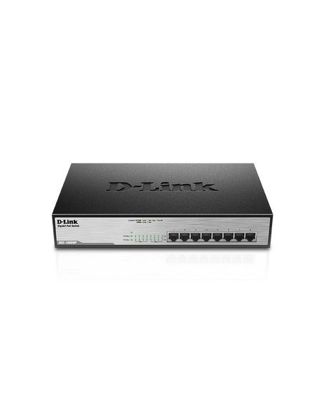 8-Port Desktop Gigabit PoE+Switch DGS-1008MP