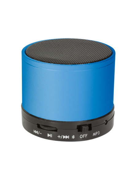 Bluetooth speaker con MP3 player e microfono, blue