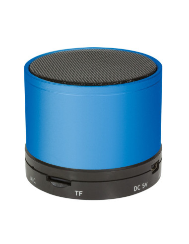 Bluetooth speaker con MP3 player e microfono, blue