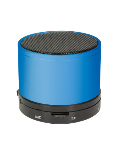 Bluetooth speaker con MP3 player e microfono, blue