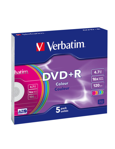 DVD+R AZO Verbatim 4.7GB 16x Colour