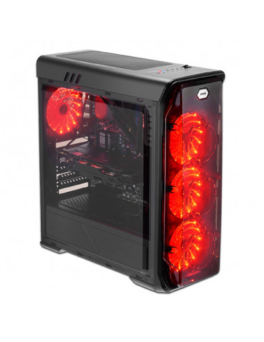 Red Typhoon Black/Red Led