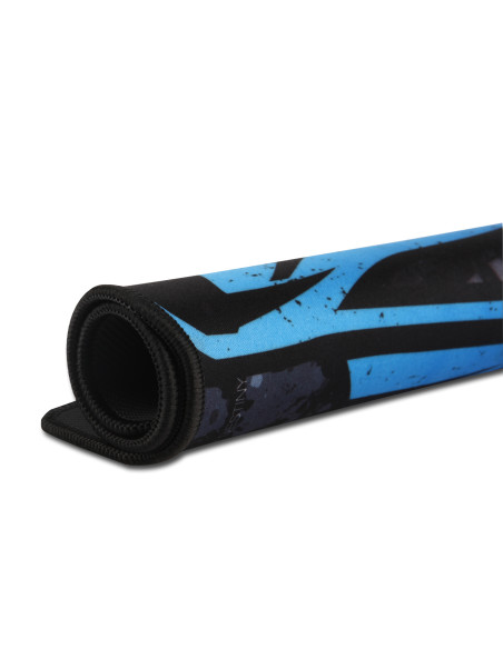 Mouse pad, Auroza, game, black and blue, 36.5x26.5 cm