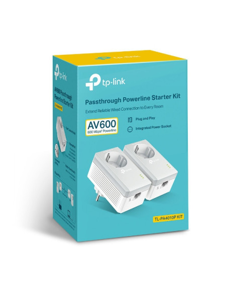 KIT AV600 Nano Powerline con Shuko Passante