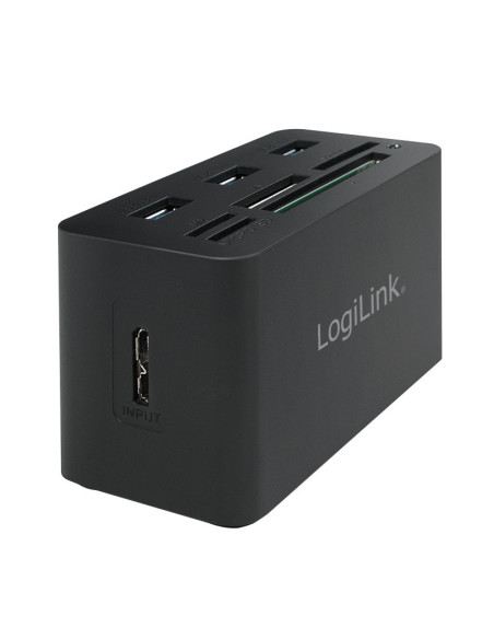USB 3.0 Hub with All-in-One Card Reader