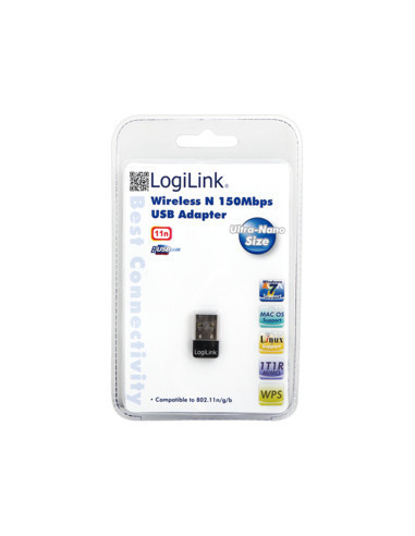 Wireless N150 Mbps, USB Adapter, Ultra Nano Size
