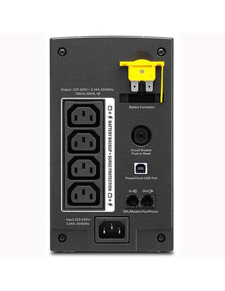 Back-UPS, 700 VA, 390 W