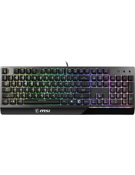 Vigor GK30 Tastiera Semi-Meccanica RGB USB Nero