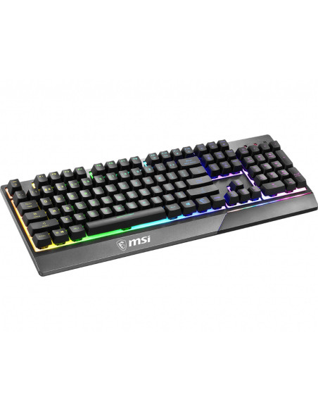 Vigor GK30 Tastiera Semi-Meccanica RGB USB Nero