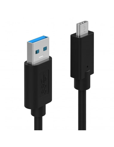 1,00 mt Cavo USB 3.0 A/C M/M NERO