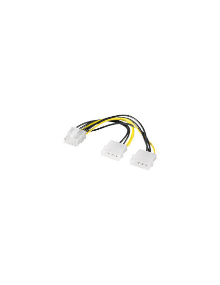 Adattatore PCI-Express: 2 Molex F - PCI-Express 8 pin