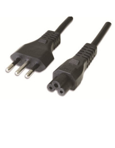 1,80 mt Cavo C5- spina italiana (per alimentatore Notebook)