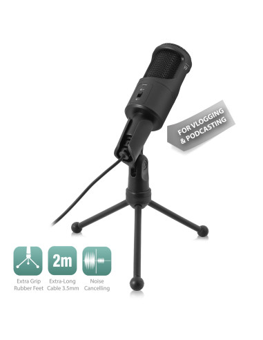 Multimedia Microphone con noise cancelling