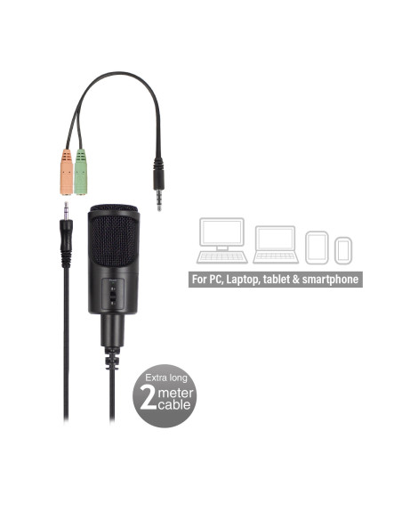 Multimedia Microphone con noise cancelling