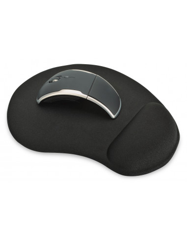 Mouse Pad Nero con Poggiapolso