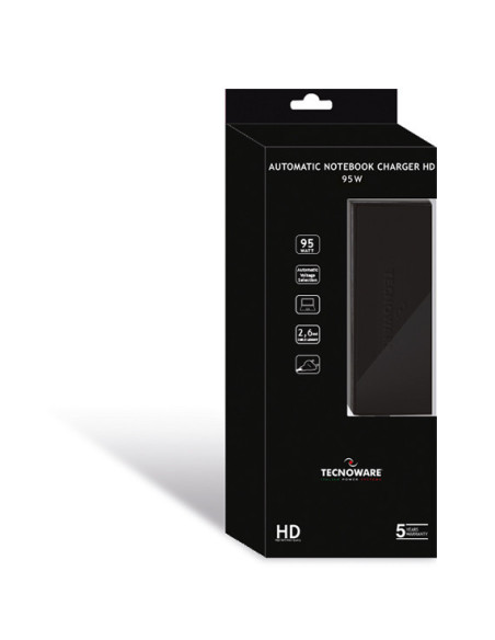 95W Alimentatore Universale, auto settaggio tensione - 6 connettori