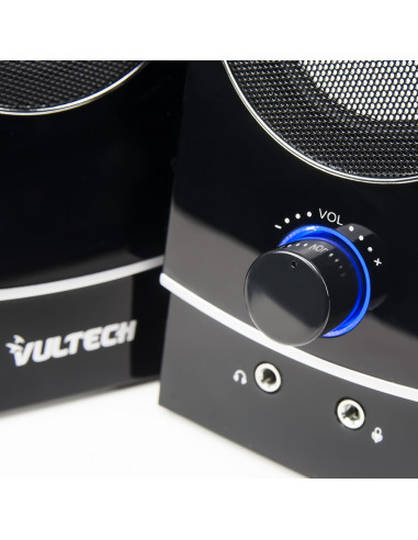 Casse Audio 2.0 USB 3W RMS Nere