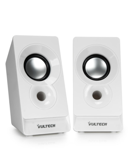 Casse Audio 2.0 USB Bianche 3W RMS