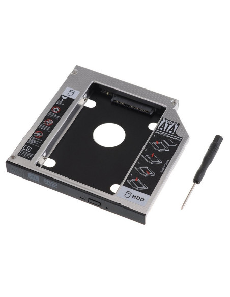 Adattatore HDD/SSD SATA III in bay Unità Ottica (12.7mm)