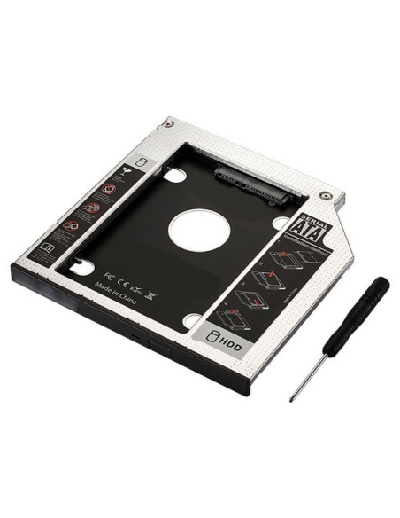 Adattatore HDD/SSD SATA III in bay Unità Ottica (9.5mm)