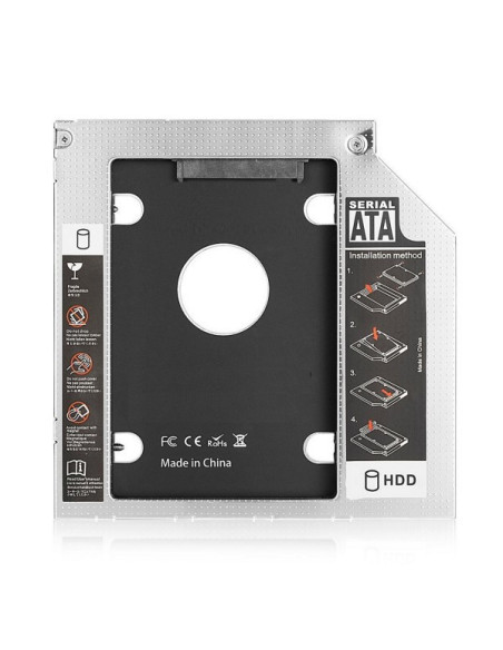 Adattatore HDD/SSD SATA III in bay Unità Ottica (9.5mm)