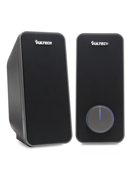 Casse 2.0 Autoalimentate USB 2.0, 14W RMS, Nero