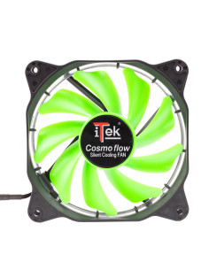 120mm Cosmo Flow Silent Fan - Green 2