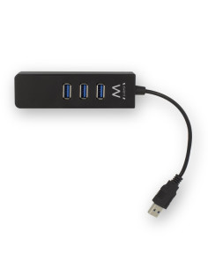 Hub 3 Porte USB 3.0 + Porta Ethernet Black 2